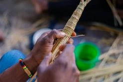 KAZI Home Goods Small Desert Rose Fan