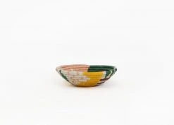 KAZI Small Dusty Peach + Fir Biko Bowl Home Goods