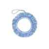 KAZI Fair Trade Soft Blue Fringed Hoop Ornament 2 KAZI Fair Trade Soft Blue Fringed Hoop Ornament