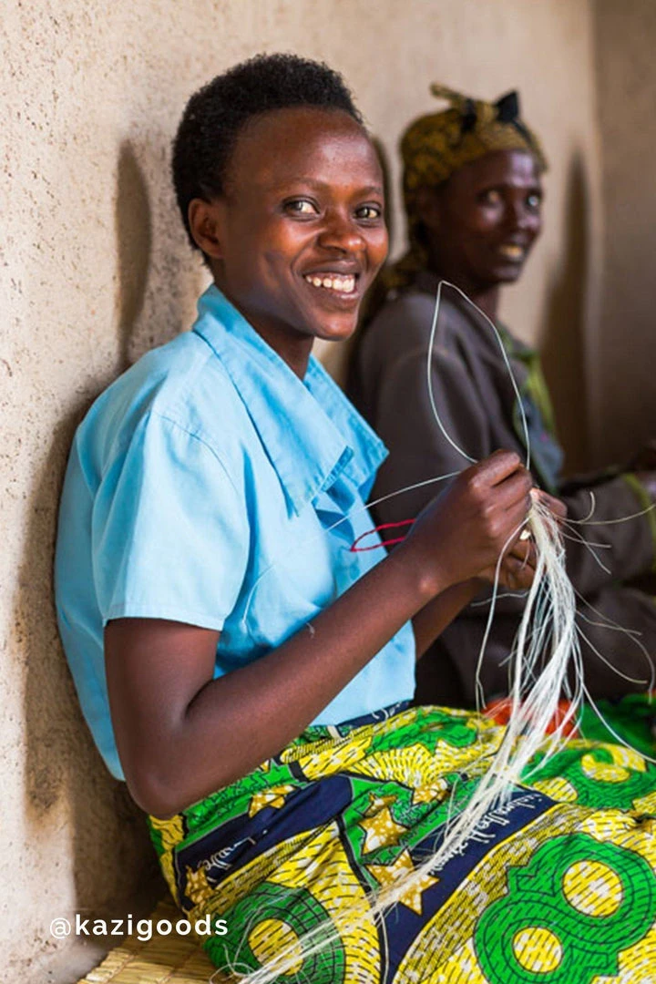 KAZI Soft Blue + Navy Bulb Ornament 7 KAZI Soft Blue + Navy Bulb Ornament