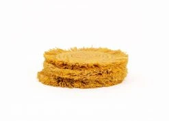KAZI Sunset Fringed Oversized Raffia Coaster Set
