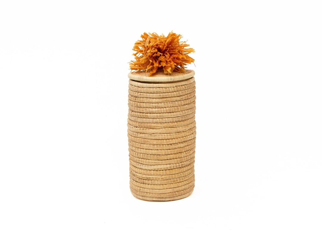 KAZI Home Goods Sunset Tina Pom Pom Box 3 KAZI Home Goods Sunset Tina Pom Pom Box