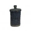 KAZI Tall Raffia Slate Box