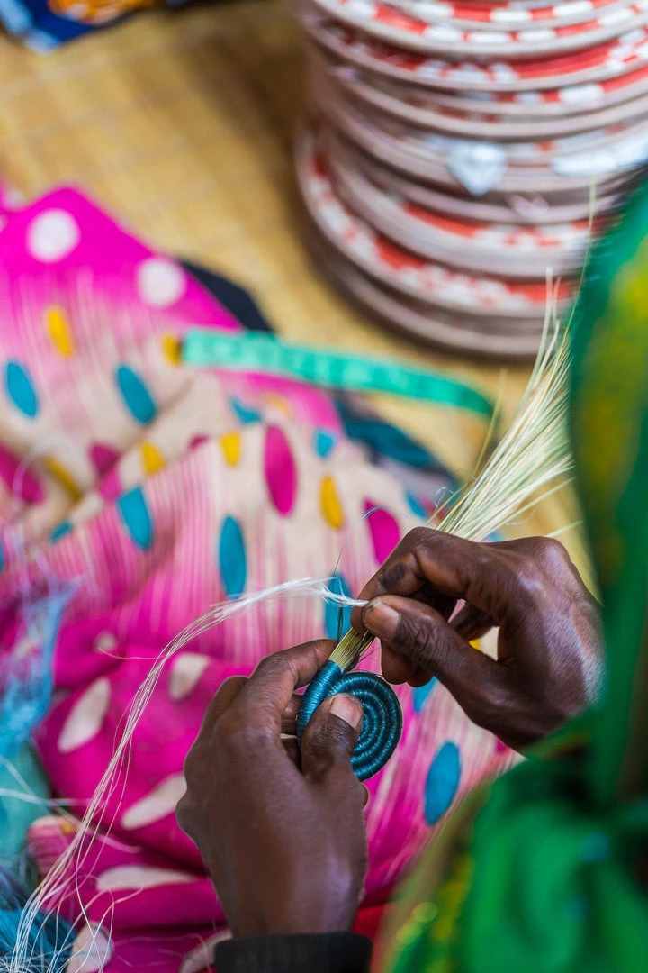 KAZI Home Goods Tiny Dusty Peach + Fir Catch All 4 KAZI Home Goods Tiny Dusty Peach + Fir Catch All