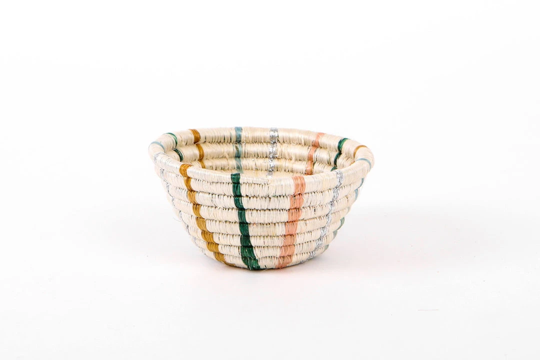 KAZI Tiny Floret Striped Catch All Home Goods 3 KAZI Tiny Floret Striped Catch All Home Goods