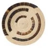 KAZI Home Goods Ugandan Raffia + Banana Bark Wall Plate II 2 KAZI Home Goods Ugandan Raffia + Banana Bark Wall Plate II