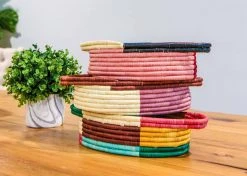 KAZI Vivid Geo Bread Basket Home Goods 10 KAZI Vivid Geo Bread Basket Home Goods