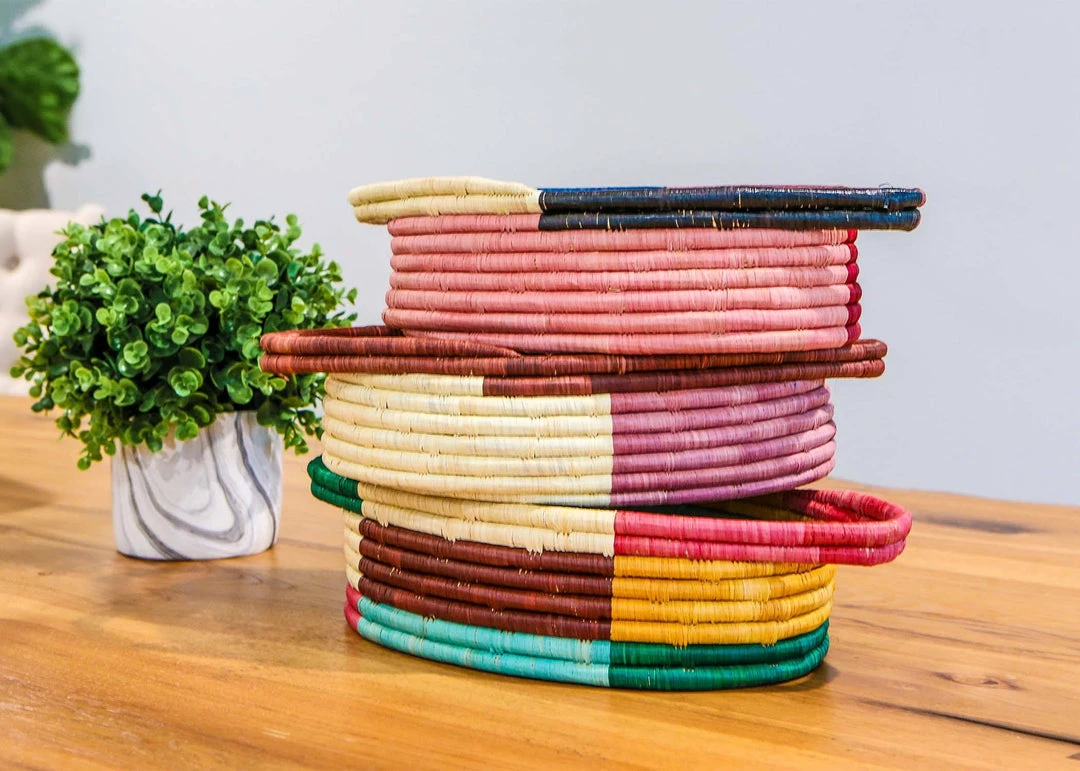 KAZI Vivid Geo Bread Basket Home Goods 6 KAZI Vivid Geo Bread Basket Home Goods