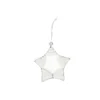KAZI White Beaded Star Ornament