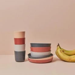 EKOBO Kids' Recycled Bamboo Bowl Set