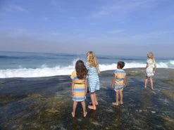 Honey Cake Tiger Kids' Sky's The Limit Short Sleeve Dress