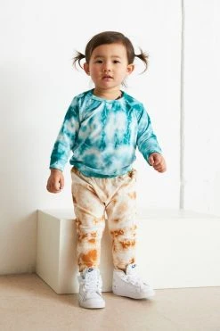 North Of West Best Sellers Baby's Tie Dye Harem Pants - Amber