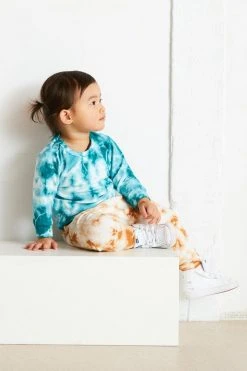 North Of West Best Sellers Baby's Tie Dye Harem Pants - Amber