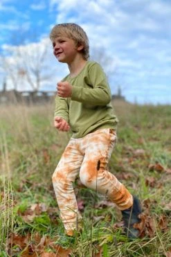 North Of West Kids' Tie Dye Jogger - Amber