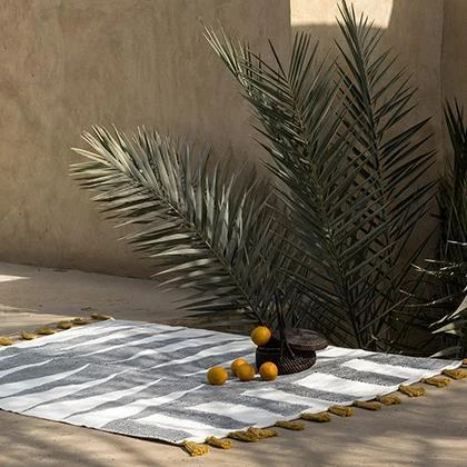 Kiliim Home Goods Black Cascade Rug 5 Kiliim Home Goods Black Cascade Rug