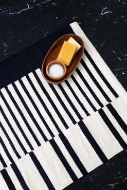 Kiliim Home Goods Black Pier Bath Mat 8 Kiliim Home Goods Black Pier Bath Mat