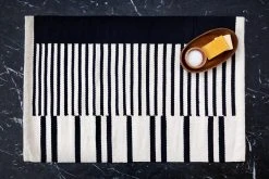 Kiliim Home Goods Black Pier Bath Mat