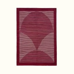Kiliim Home Goods Burgundy Lotus Rug