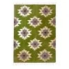 Kiliim Green Medallions Wool Runner / Rug