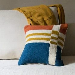 Kiliim Modernist Wool Throw Pillow Cover
