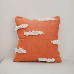 Kiliim Orange Stratus Throw Pillow Cover Home Goods