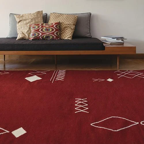 Kiliim Scattered Stitch Wool Runner / Rug 5 Kiliim Scattered Stitch Wool Runner / Rug