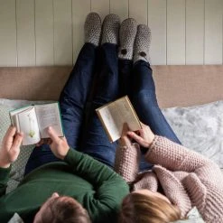 Kingdom Of Wow High Top Unisex Bamboo Wool Slippers