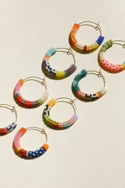Kisiwa Cuerda One Of A Kind Hoop Earrings Jewelry
