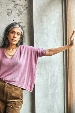 No Nasties Knit Wide Top Clothing