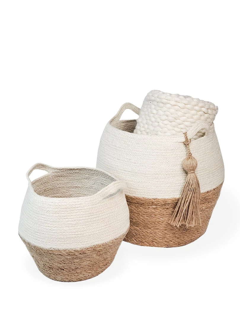 Korissa Home Goods Agora Jar Basket Set 6 Korissa Home Goods Agora Jar Basket Set