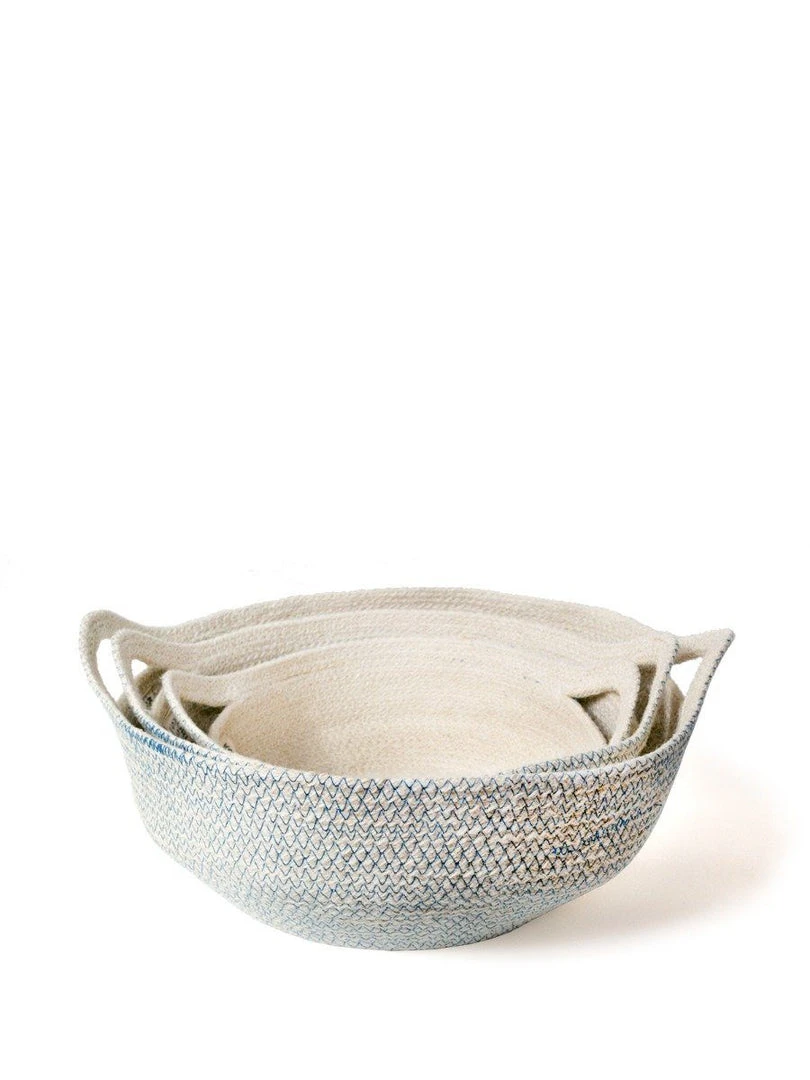 Korissa Amari Fruit Bowl Set - Blue Home Goods 5 Korissa Amari Fruit Bowl Set - Blue Home Goods