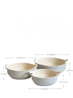 Korissa Amari Fruit Bowl Set - Blue Home Goods 11 Korissa Amari Fruit Bowl Set - Blue Home Goods