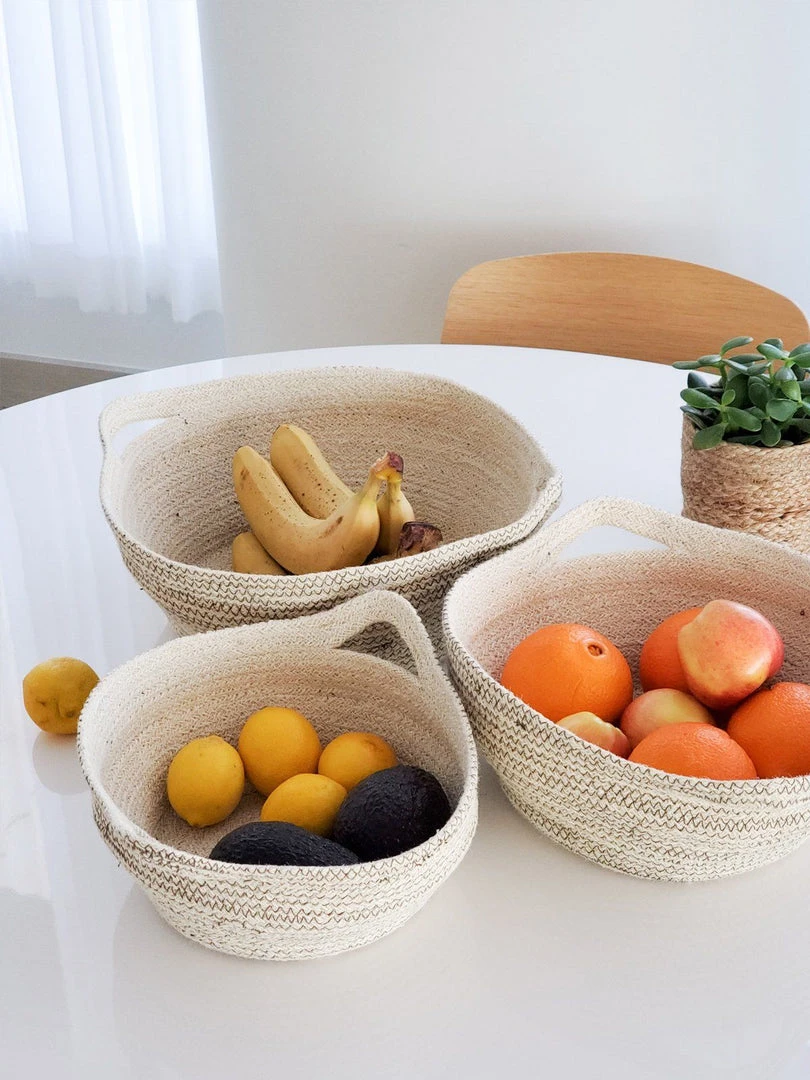 Korissa Amari Fruit Bowl Set - Brown 4 Korissa Amari Fruit Bowl Set - Brown