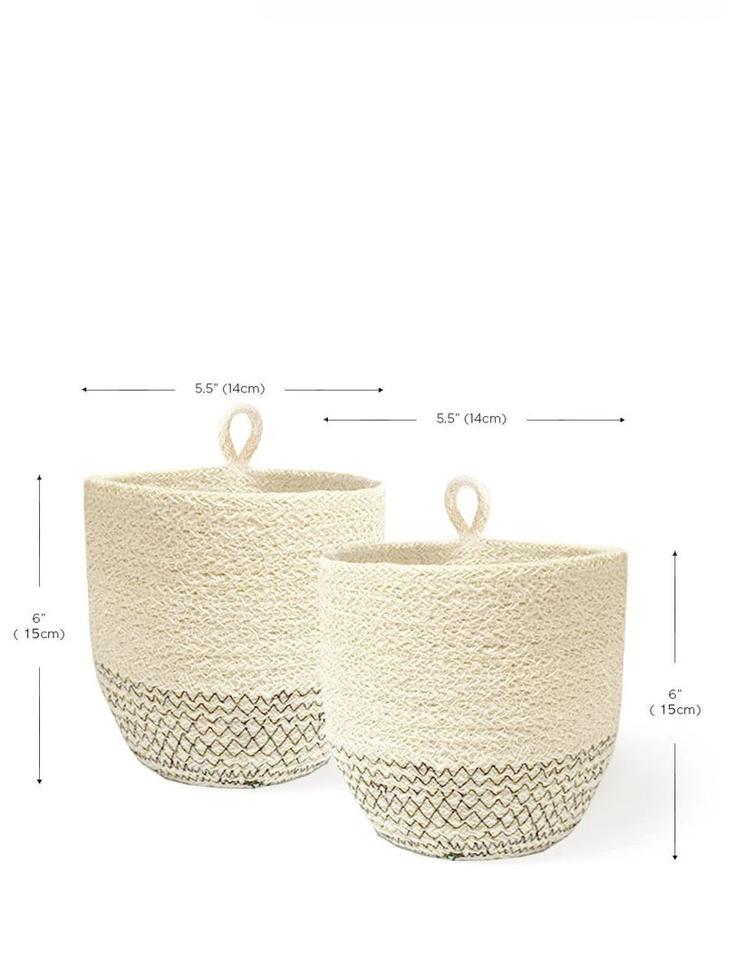 Korissa Home Goods Amari Loop Bin Set - Black 7 Korissa Home Goods Amari Loop Bin Set - Black