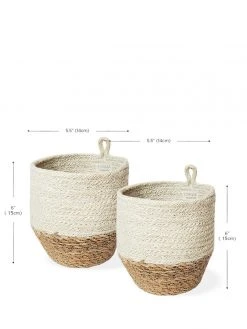 Korissa Amari Loop Basket Set - Natural