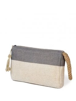 Korissa Accessories Block A Clutch - Gray 7 Korissa Accessories Block A Clutch - Gray