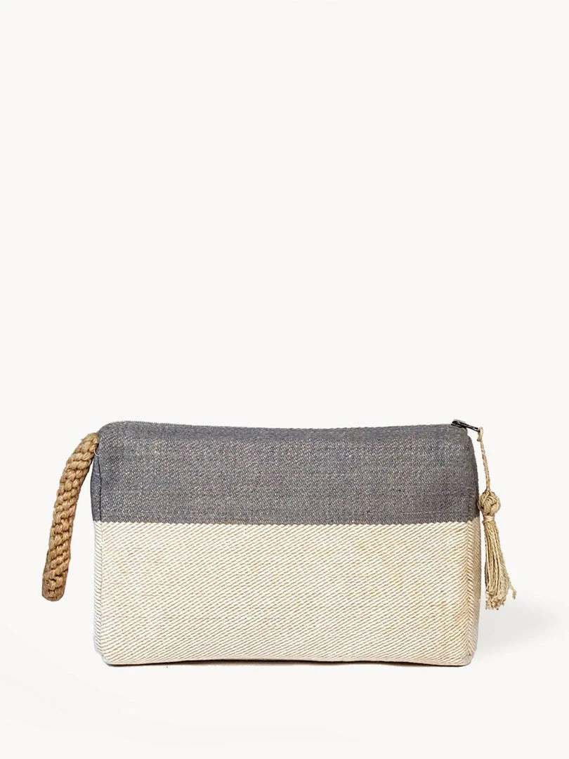 Korissa Accessories Block A Clutch - Gray 3 Korissa Accessories Block A Clutch - Gray