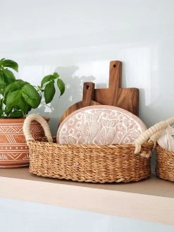 Korissa Bread Warmer + Basket - Owl Oval