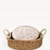 Korissa Bread Warmer + Basket - Owl Oval 1 Korissa Bread Warmer + Basket - Owl Oval