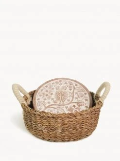 Korissa Bread Warmer + Basket - Owl Round Home Goods