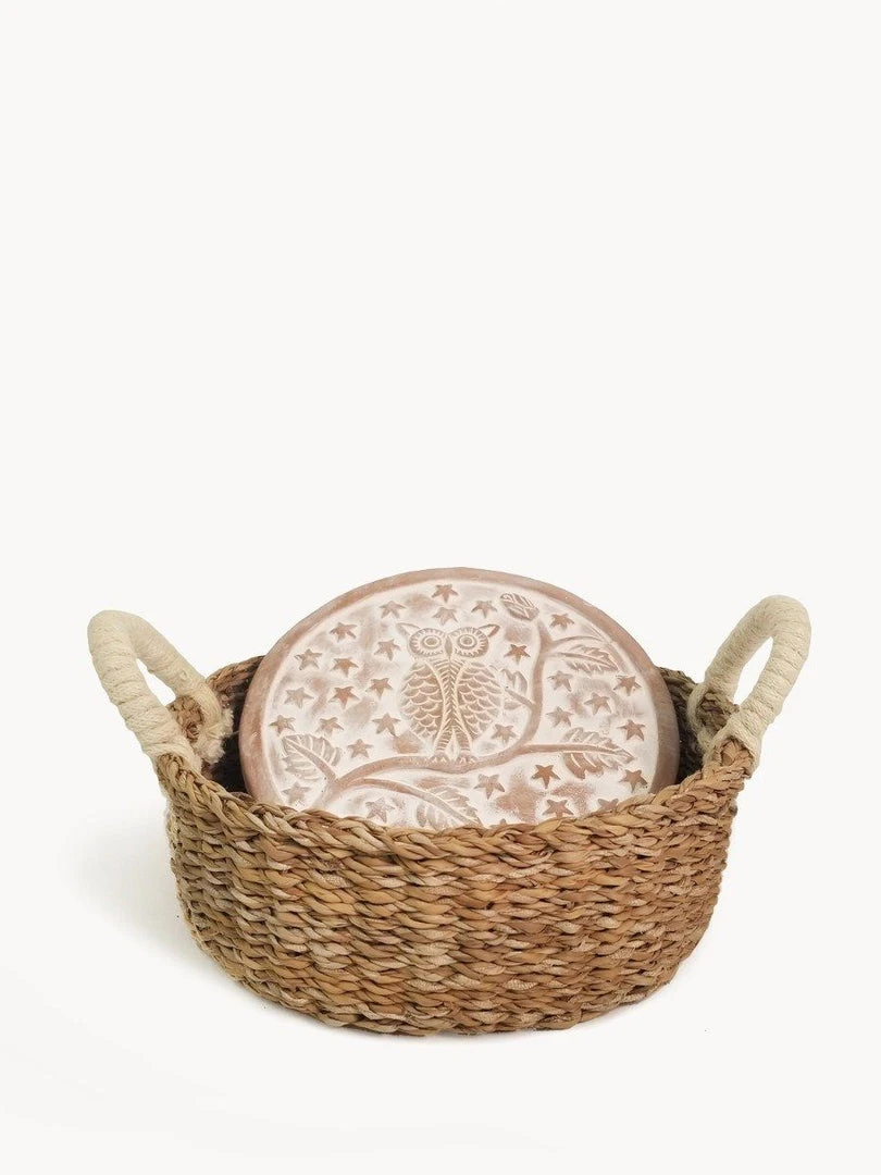 Korissa Bread Warmer + Basket - Owl Round Home Goods 3 Korissa Bread Warmer + Basket - Owl Round Home Goods