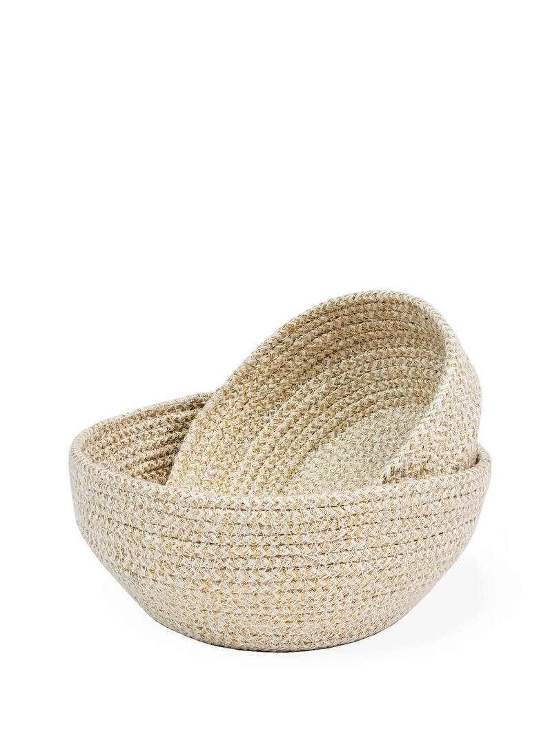 Korissa Glitter Bowl Set - White Home Goods 6 Korissa Glitter Bowl Set - White Home Goods