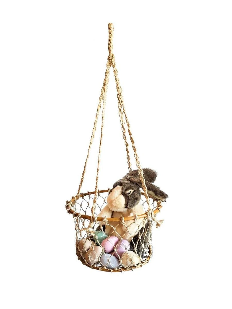 Korissa Home Goods Jhuri Single Hanging Basket 5 Korissa Home Goods Jhuri Single Hanging Basket
