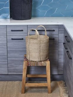 Korissa Kata Basket With Handles Set - Natural Home Goods