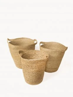 Korissa Kata Basket With Slit Handle Set Home Goods