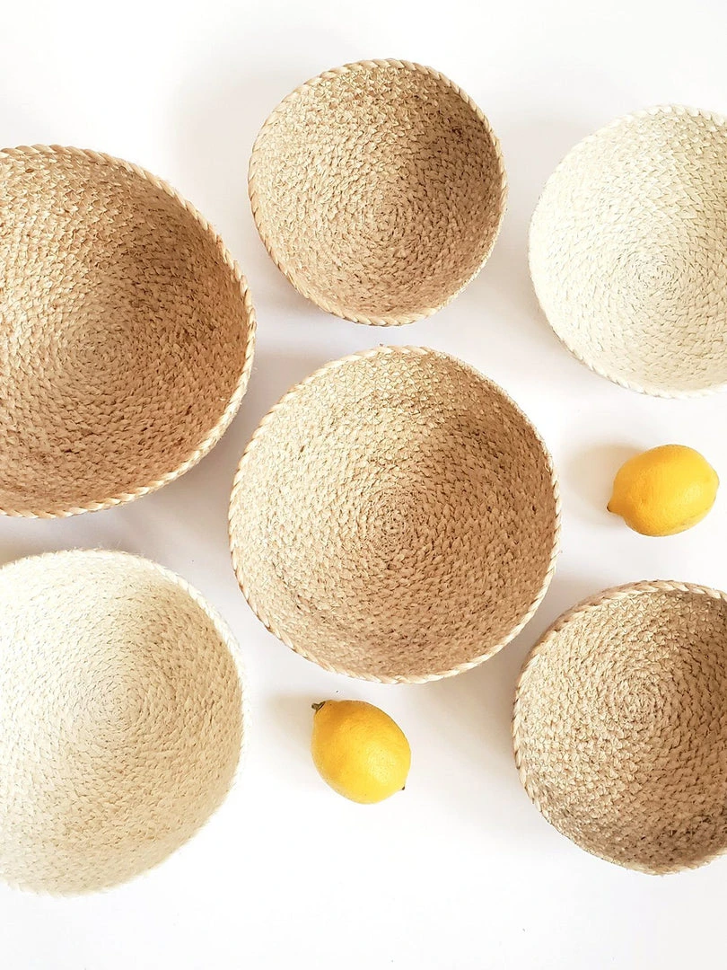 Korissa Home Goods Kata Candy Bowl Set - Natural 8 Korissa Home Goods Kata Candy Bowl Set - Natural