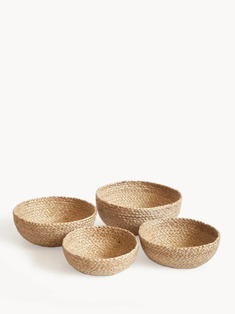 Korissa Home Goods Kata Candy Bowl Set - Natural 5 Korissa Home Goods Kata Candy Bowl Set - Natural
