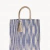Korissa Accessories Nadi Jute Tote Bag - Blue 1 Korissa Accessories Nadi Jute Tote Bag - Blue