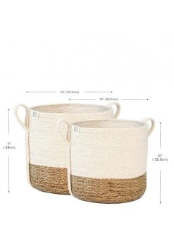 Korissa Savar Side Handle Basket Set