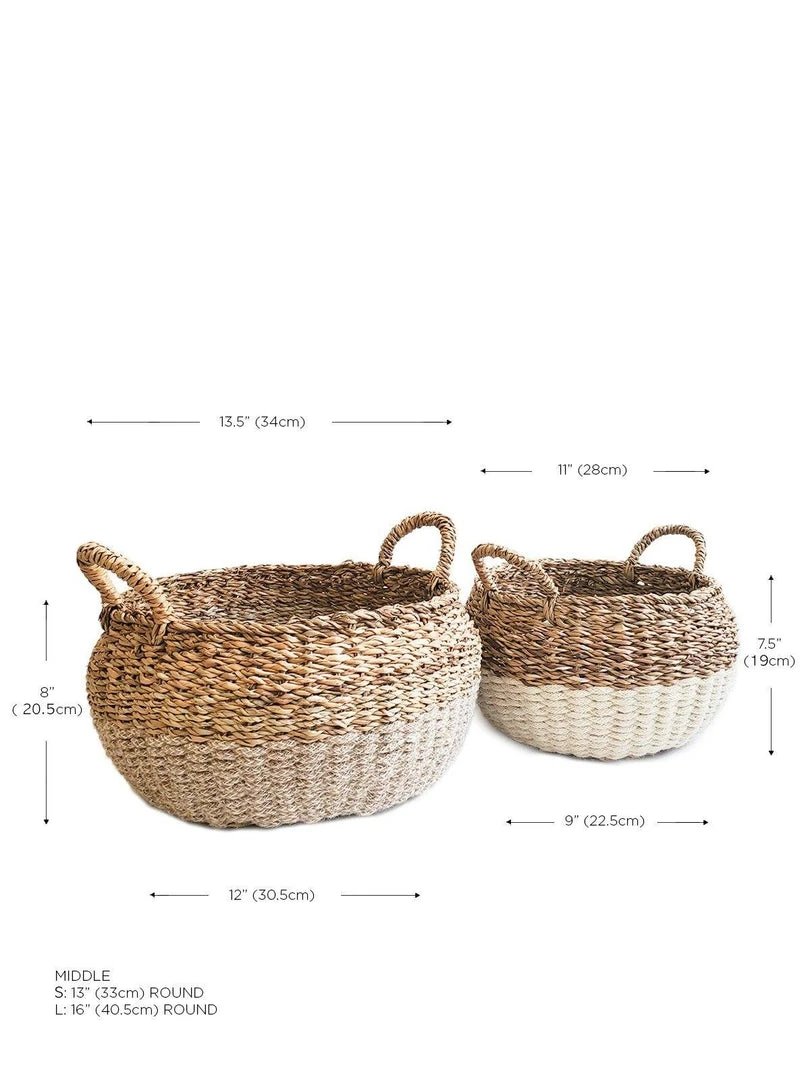Korissa Ula Floor Basket Set - Natural 9 Korissa Ula Floor Basket Set - Natural